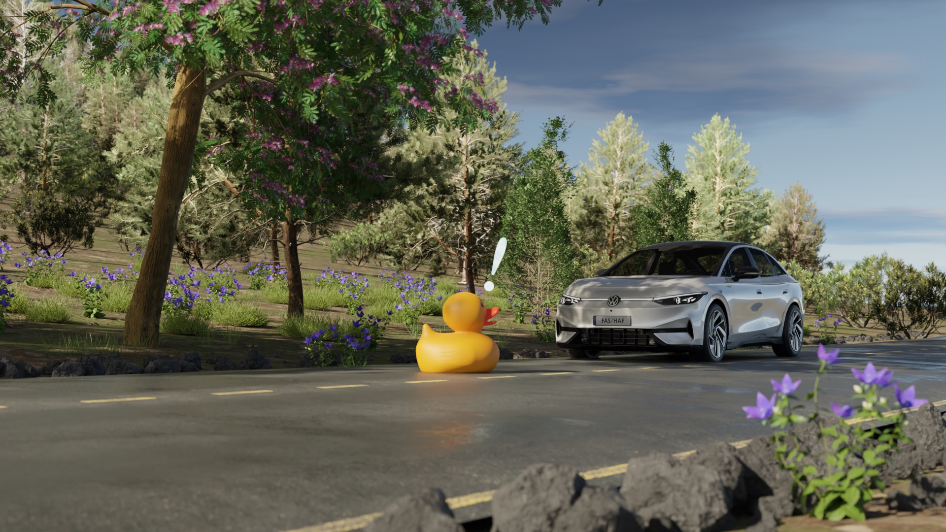 Prezentacja z kaczką